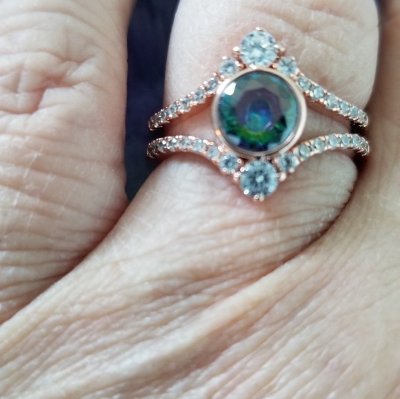RAINBOW TOPAZ RING - Picture 3 of 10